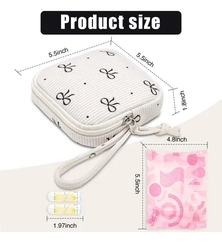 Bolsa De Maquillaje Chicarries Period Pouch Black Low