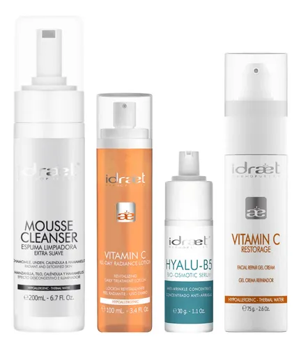 Rutina Skincare Vitamina C Manchas Piel Mixta Idraet
