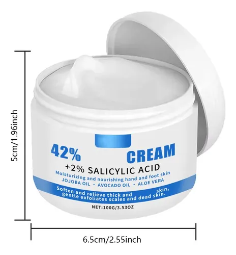 Crema Reparadora Hidratante Para Pies Que Alivia La Piel Sec Multicolor