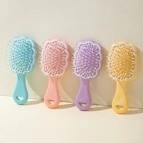 Mini Cepillo Para El Cabello Mojado, Pequeño Y Lindo Peine 2