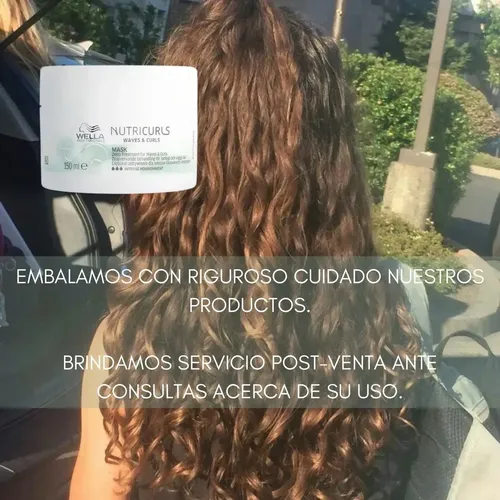 Mascara Capilar Rulos Wella Nutricurls 150 Nutritiva Rizos