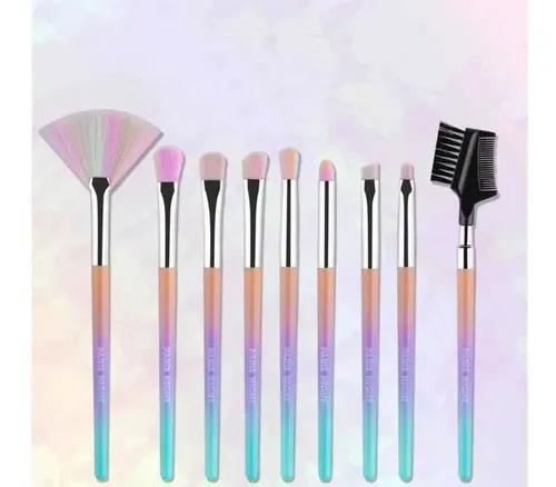 Set 9 Brochitas Unicorn Completo Maquillaje Caobamakeup