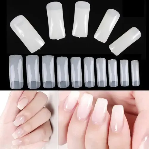 Uñas Postisas 100 Nail Tips Professional Abs