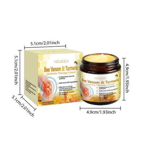 Crema De Masaje Para Articulaciones De Manos Y Pies Con Cúrc 60g