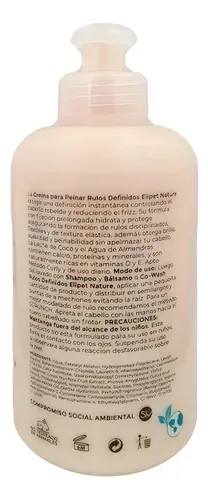 Silkey Elipet Nature Crema Para Peinar Rulos Definidos X 300