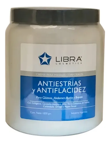 Crema Anti Estrías Y Flacidez Colágeno 1000gr Libra