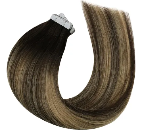 Extensiones De Pelo Con Cinta Moresoo 18 In Remy Balayage