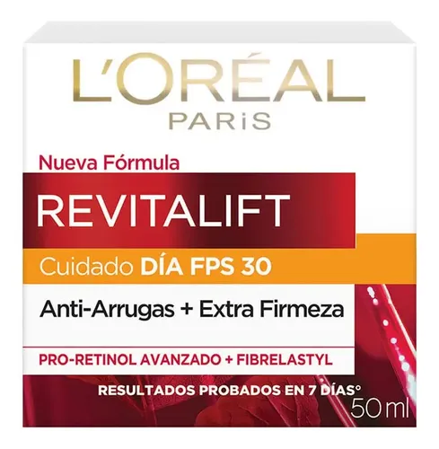 Crema L’oreal Revitalift Día Anti Arrugas Fps 30 X 50ml