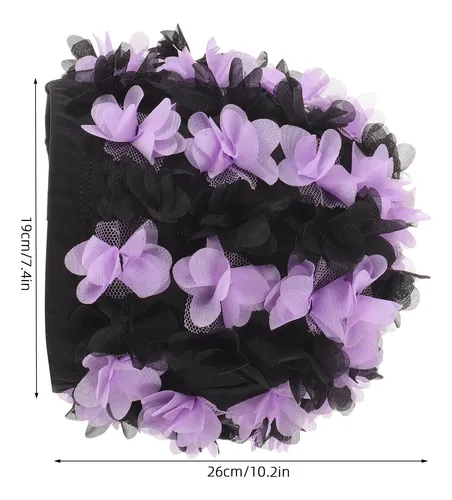 Gorro De Baño Floral Para Mujer, Moderno Turbante Retro Para