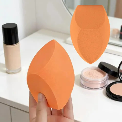 Esponja Maquillaje 2 Piezas 3 Facetas Limpieza