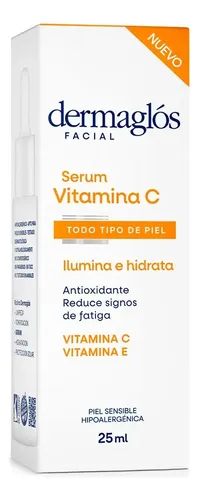 Dermaglós Facial Sérum Vitamina C Antioxidante Iluminador