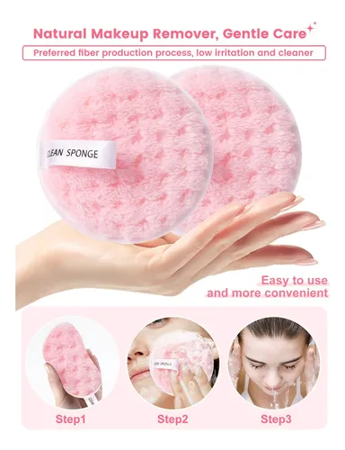 Set 50 Brochas Y Accesorios De Maquillaje Profesional Rosa Rosa