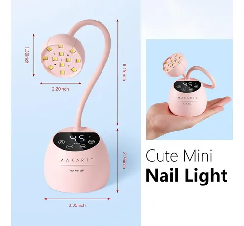 Lámpara Uv Led Makartt Gooseneck 12w Para Uñas