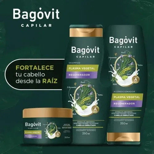 Bagovit Tratamiento Plasma Vegetal Regenerador Capilar