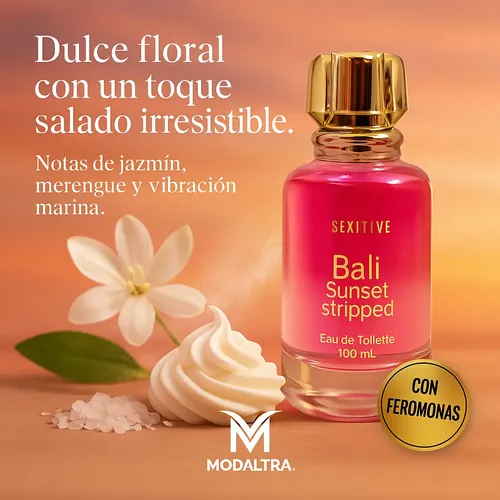 Perfume Mujer Femenino Dulce Afrodisiaco Bali +perfumero