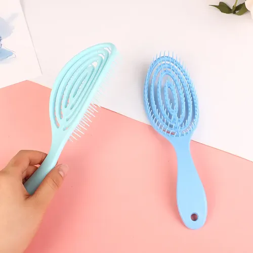 Peine De Masaje Elástico, Cepillo Desenredante Para Cabello
