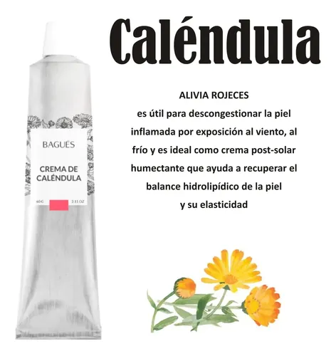 Crema De Caléndula Bagués Herbal Cuidado Natural