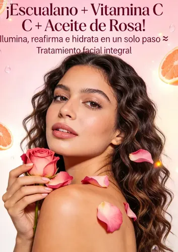Sérum Facial De Rosa Renovador, Antiedad E Hidratante 30 `