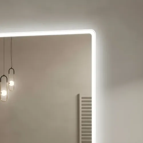 Espejo Led Con Borde Acrílico Iluminado Gemini 60 Schneider