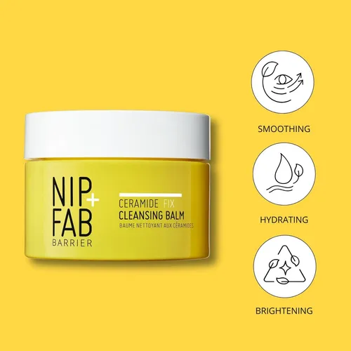 Bálsamo Limpiador Nip+fab Ceramide Fix, 2.53 Onzas Líquidas