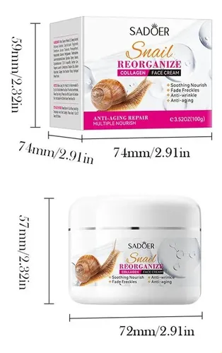 La Crema De Caracol Reconstruye El Colágeno Y El Heno