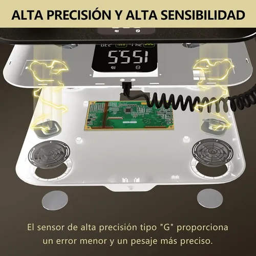Alta Calidad Báscula Corporal Digital Inteligente Con 8