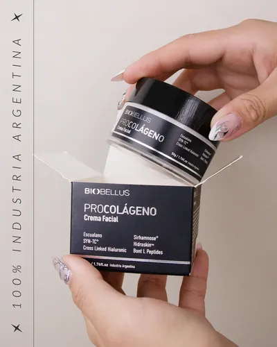 Crema Facial Procolágeno Firmeza Hidratación 50g Biobellus