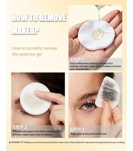 Gel Tintado Para Cejas Impermeable Lysdefeu 03 Brown
