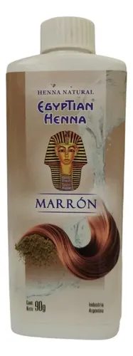 Egyptian Henna Matizador Polvo X 90 Tono MARRON COLOR