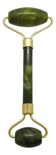 Rodillo Masajeador Facial De Jade Duga Rodillo Doble D540