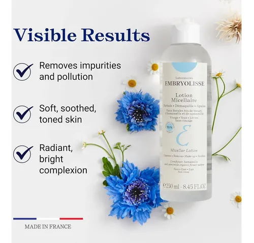 Embryolisse Micellar Desmaquillante Piel Sensible 3.38 Oz