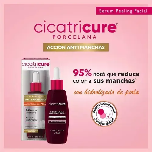 Cicatricure Serum Porcelana Peeling Facial Anti-mancha X30ml