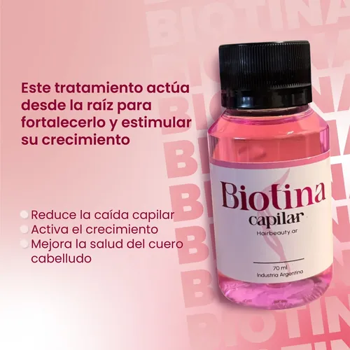 Biotina Pura Capilar Anti Caída X3 Unidades