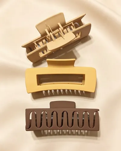 Set X3 Ganchos Grandes Broches Para Pelo