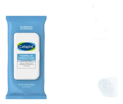 Toallitas De Limpieza Facial Cetaphil Desmaquillante X 25 Un