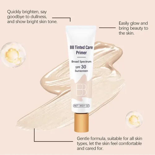 M Crema Hidratante Con Color Blur Cream Con Spf, Base Para Y