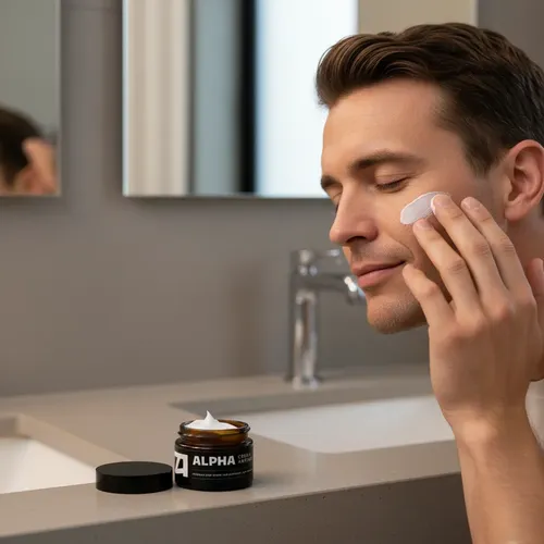 Crema Anti Age Alpha Men Care Con Sebo De Res