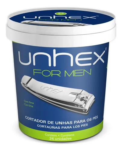 Cortauñas Para Pies Unhex For Men Pote X 24u Acero