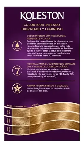 Kit Tintura Permanente 9 Rubio Extra Claro Koleston