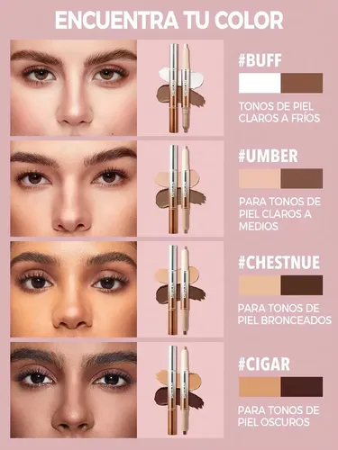 Sheglam Fine Line 2 In 1 Nose Contour & Highlight Pen Tono Del Maquillaje Umber