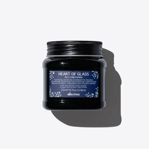Heart Of Glass Rich Conditioner Azul Índigo Davines 250 Ml