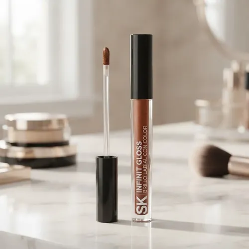 Sk Infinit Gloss Brillo Labial Con Color Cruelty Free Vegano