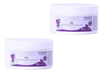 Crema Dia Humectante- Uvas Cosmeticos X 2
