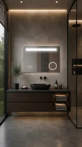 Espejo Led 80×60 Parlantes Bt Reloj Zoom Desempañante