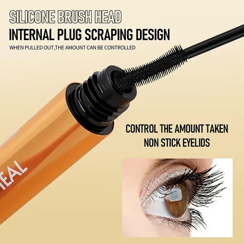 Gold Mascara Balck Mascara 3d Silk Thick Curly Lengthen Eyel
