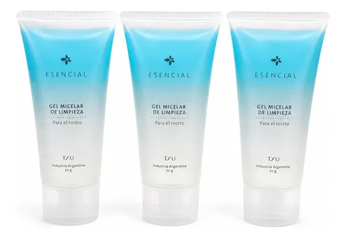 Gel Micelar Esencial Tsu Limpieza Facial 70gr X3