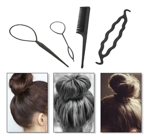 Kit De Herramientas De Peluquería, 4 Piezas, Para Peinar El
