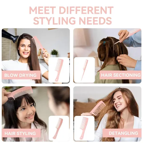 Set De Peinetas De 3 Piezas Para Todo Tipo De Cabello