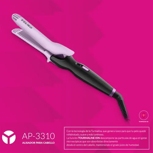 Planchita Plancha Pelo Alisado Ion Profesional Yelmo Ap-3310