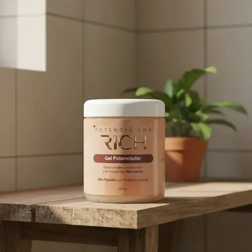 Gel Potenciador Rich Cova Alta Fijación Apto Método Curly